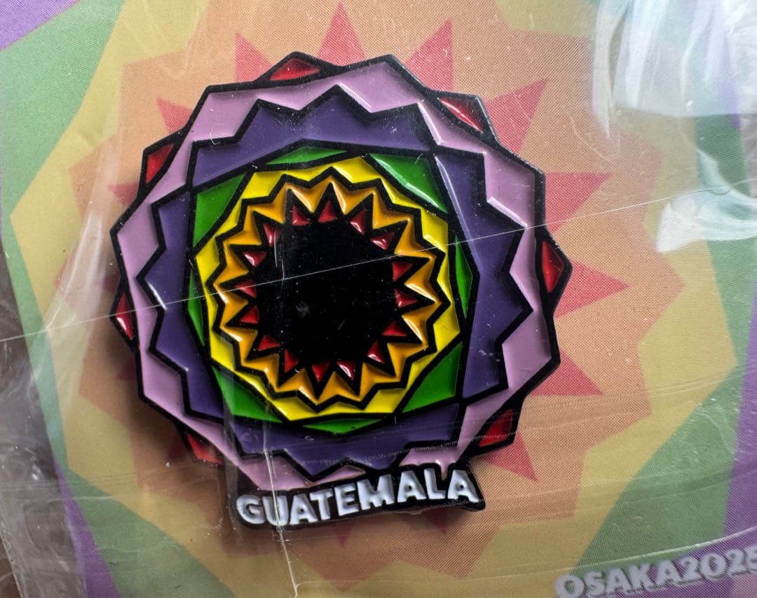 Expo 2025 グアテマラ館　スタッフピン　ピンバッジ