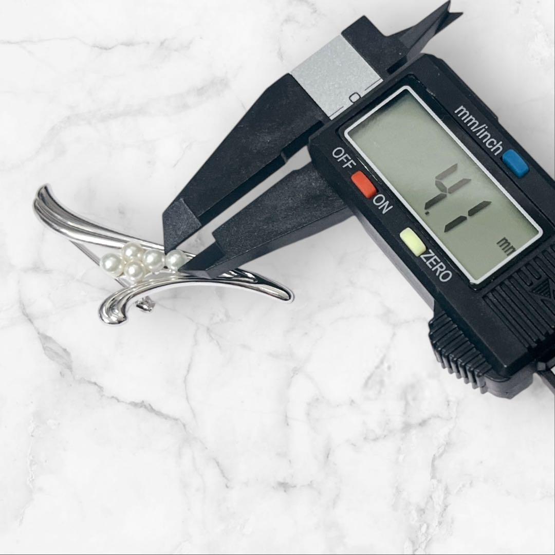 【極美品】MIKIMOTO パールブローチ あこや真珠 刻印あり