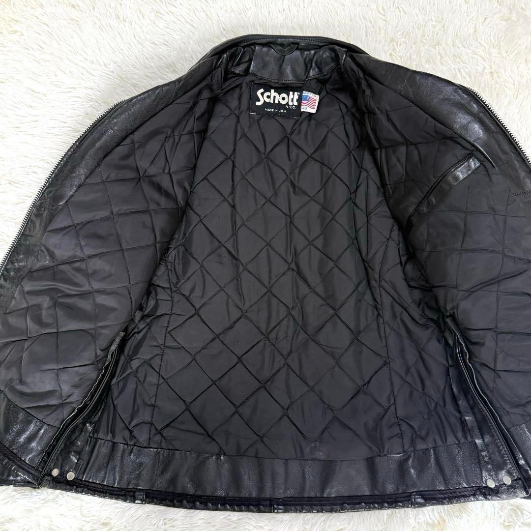 アイロン台様✨Schott ショット ポリスマンジャケット 602 レザー 40