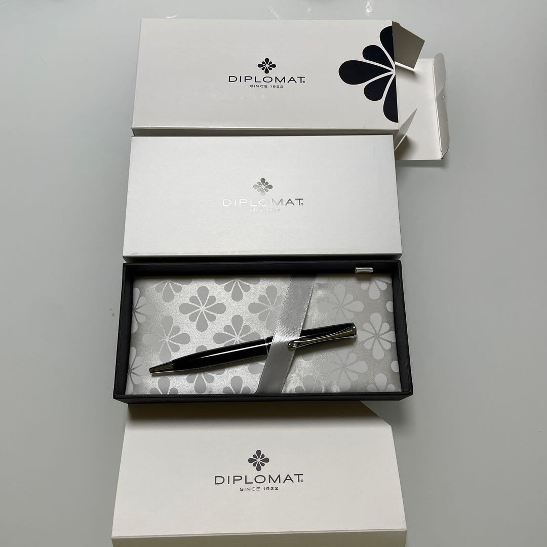 【新品】DIPLOMAT 　ディプロマット　ボールペン　ドイツ　紺色　プレゼント