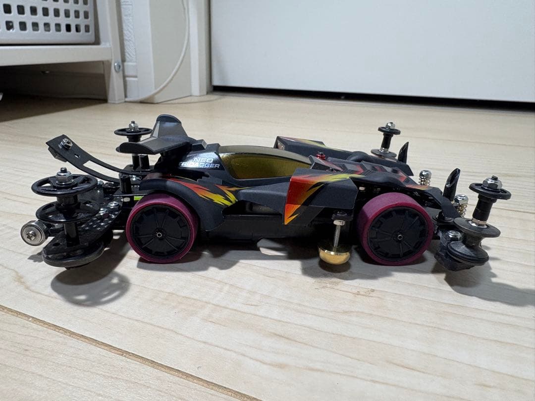 せ*ー様 ネオトライダガーzmc msフレキ カーボンスペシャル　ミニ四駆　完成