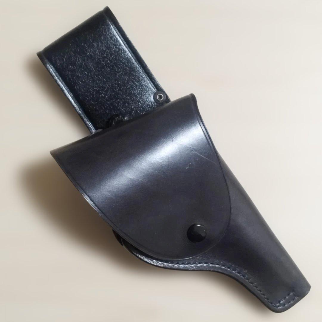 ニューナンブ 3インチ用 本革製ホルスター 分離型 制服用