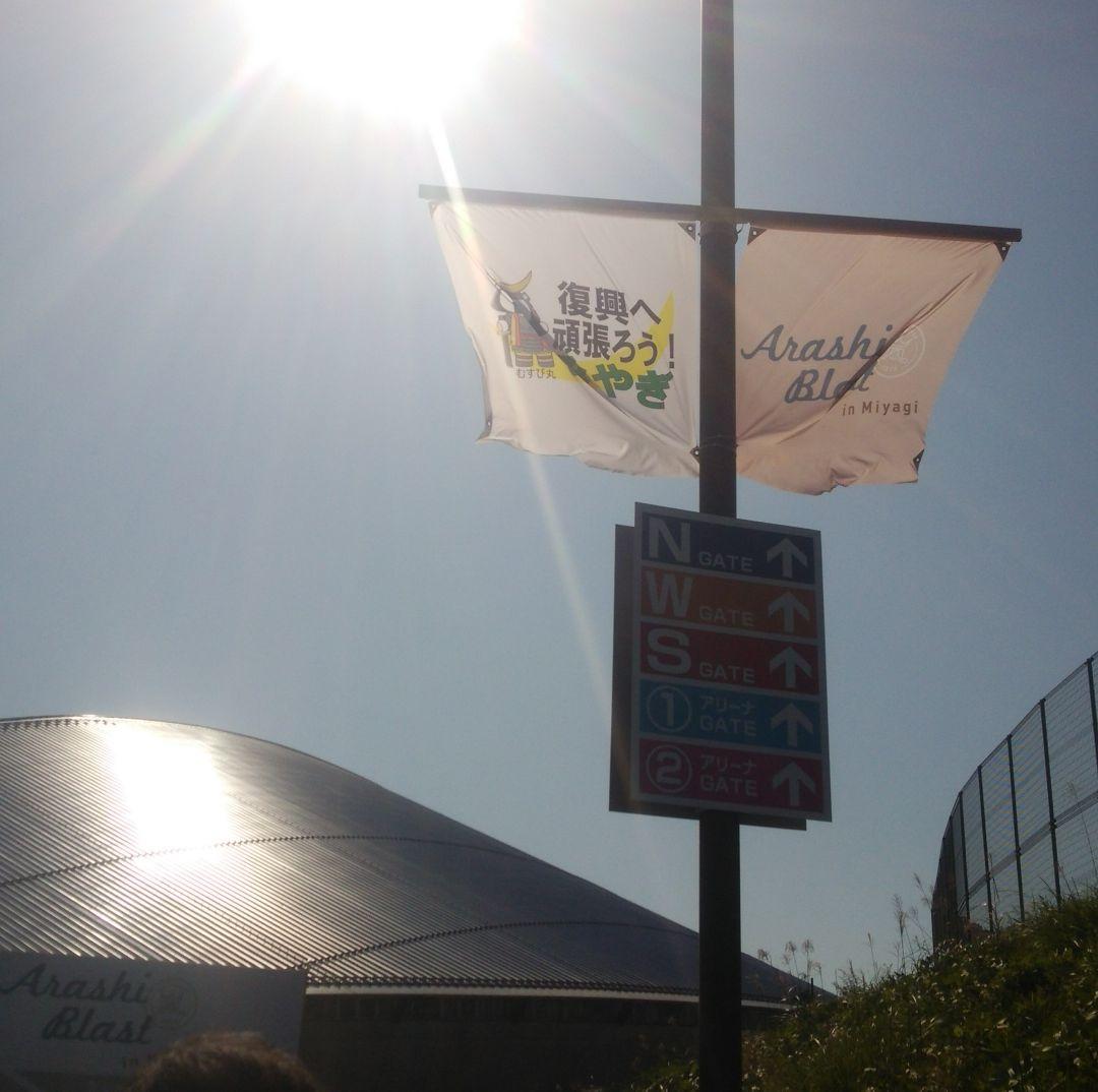 嵐 宮城 旗 ノボリ