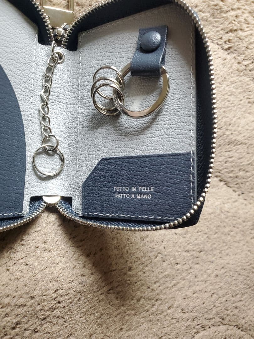 ラルコバレーノ スマートWキーケース グレー 新品未使用