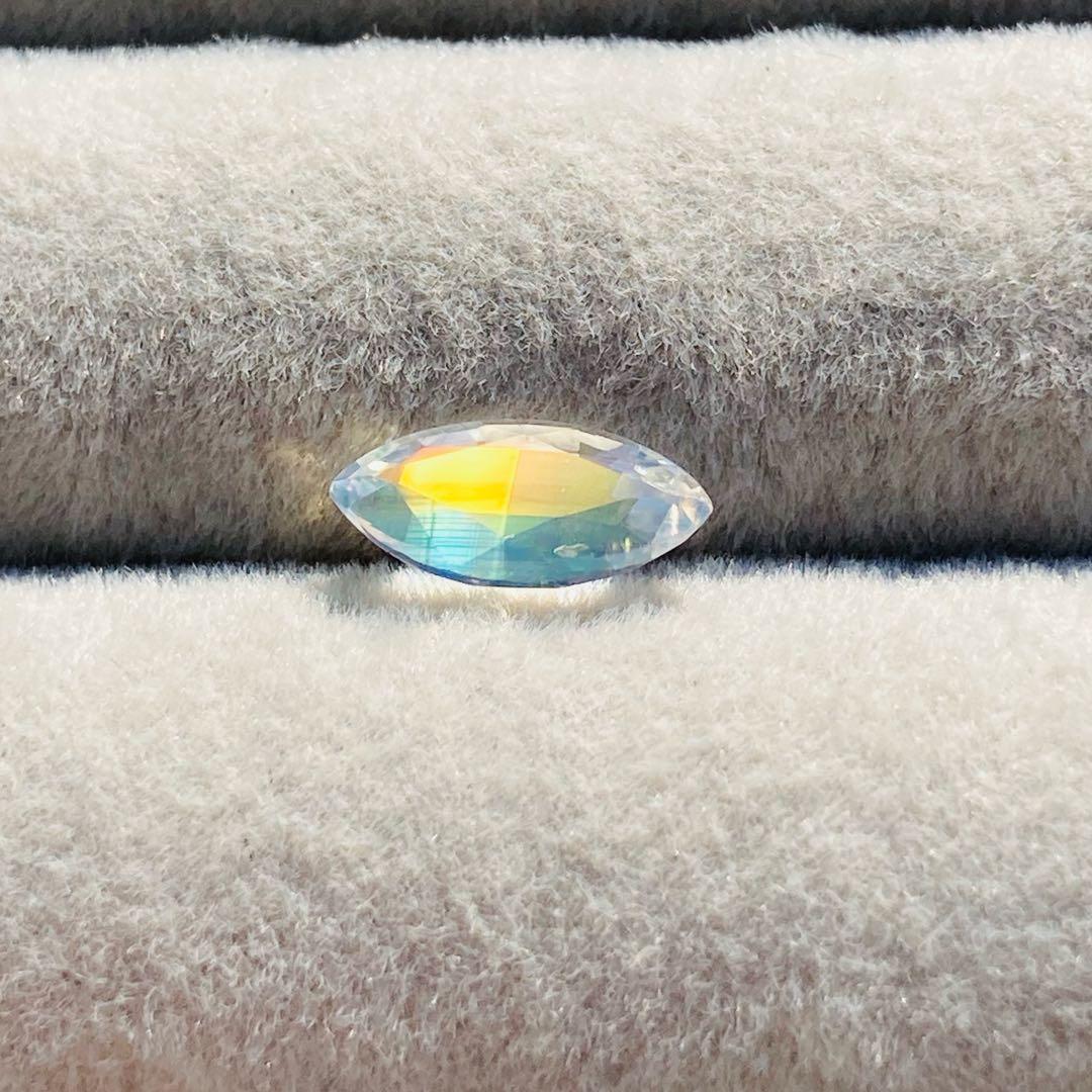 天然石　レインボームーンストーン　天然石リング　ルース　オーダーリング