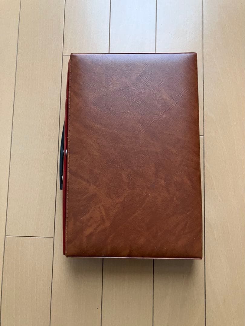 任天堂　麻雀牌セット（重量牌）　茶色ケース付き