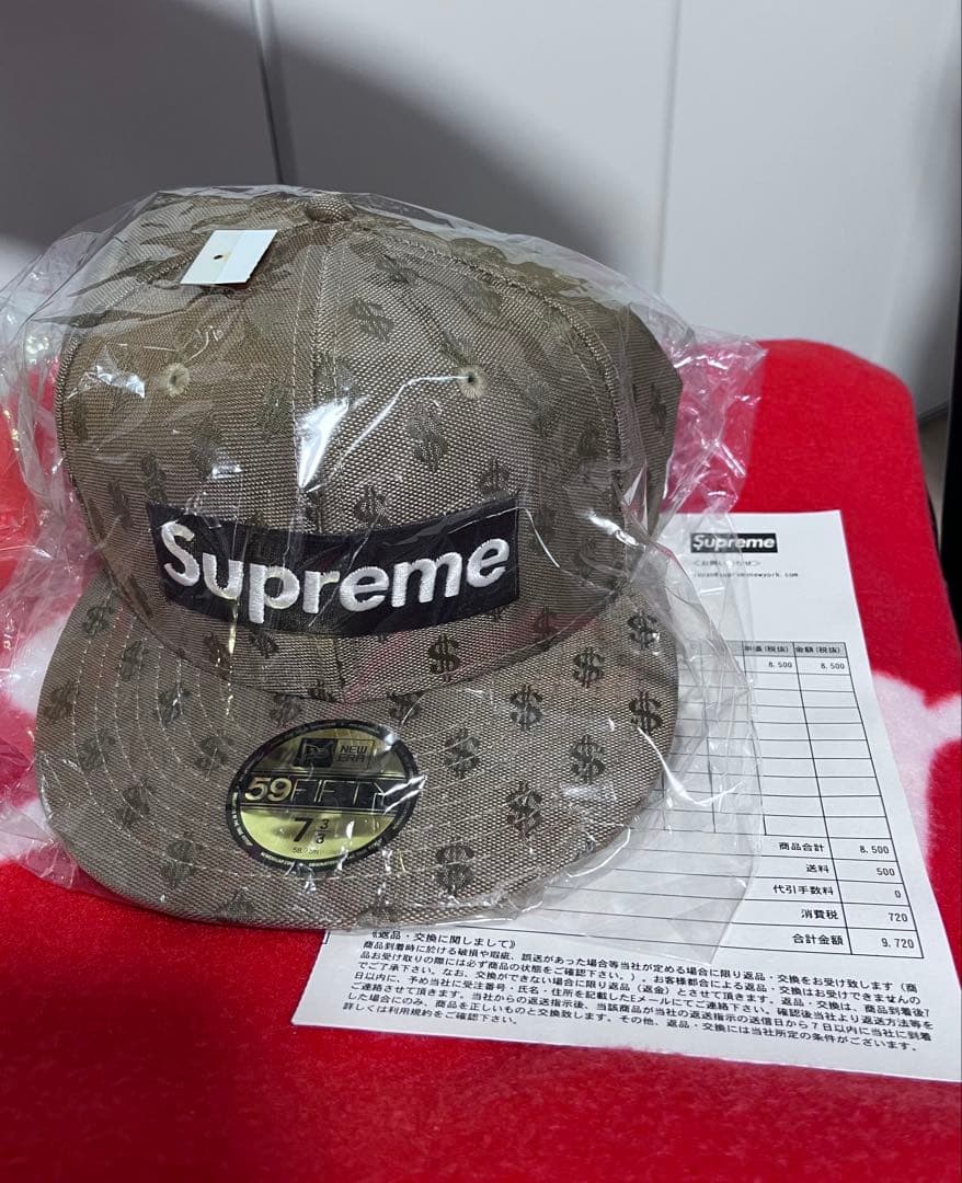 極美品Supreme Monogram Box Logo New Era