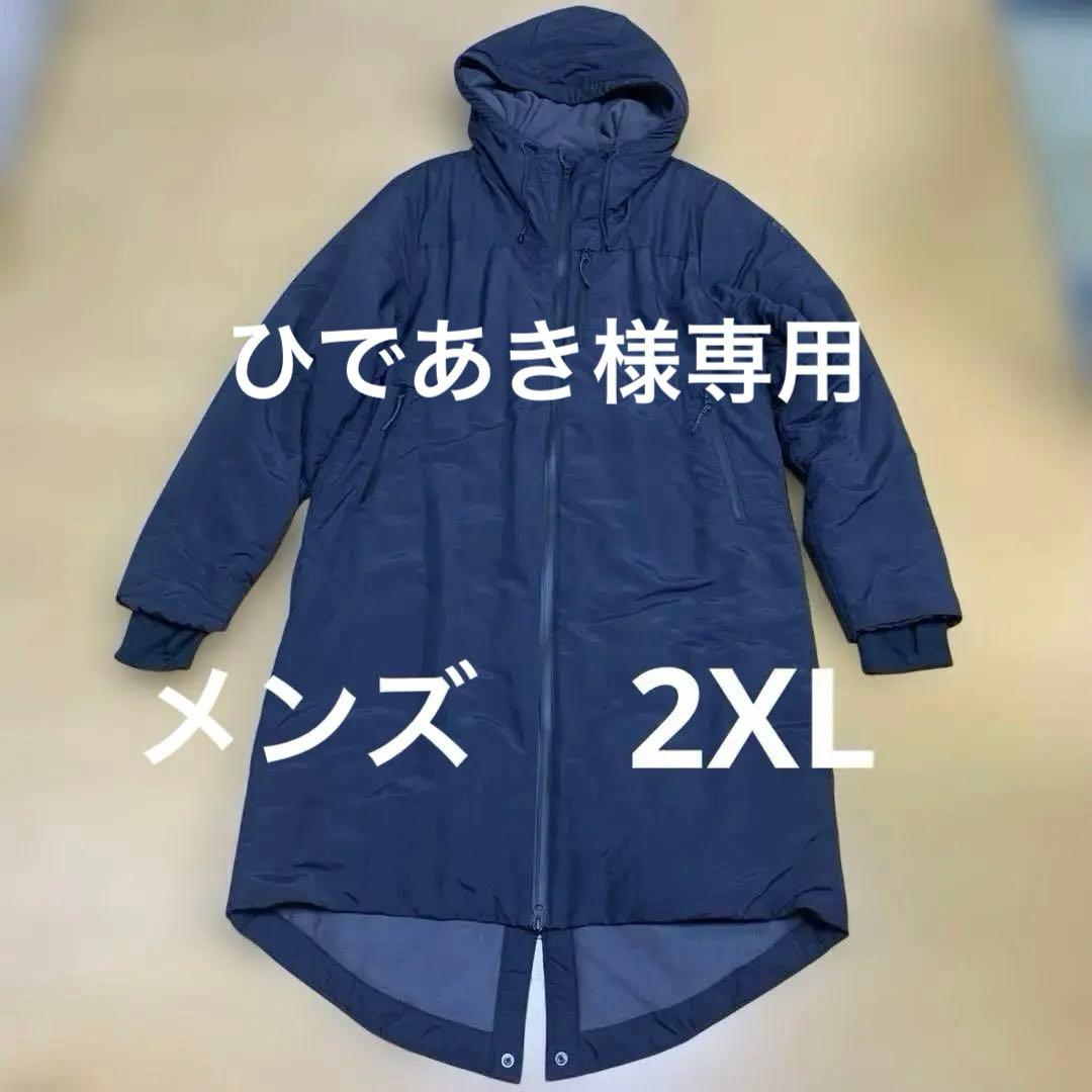 UNDER ARMOUR ロングコート ブラック　メンズ XXL 美品
