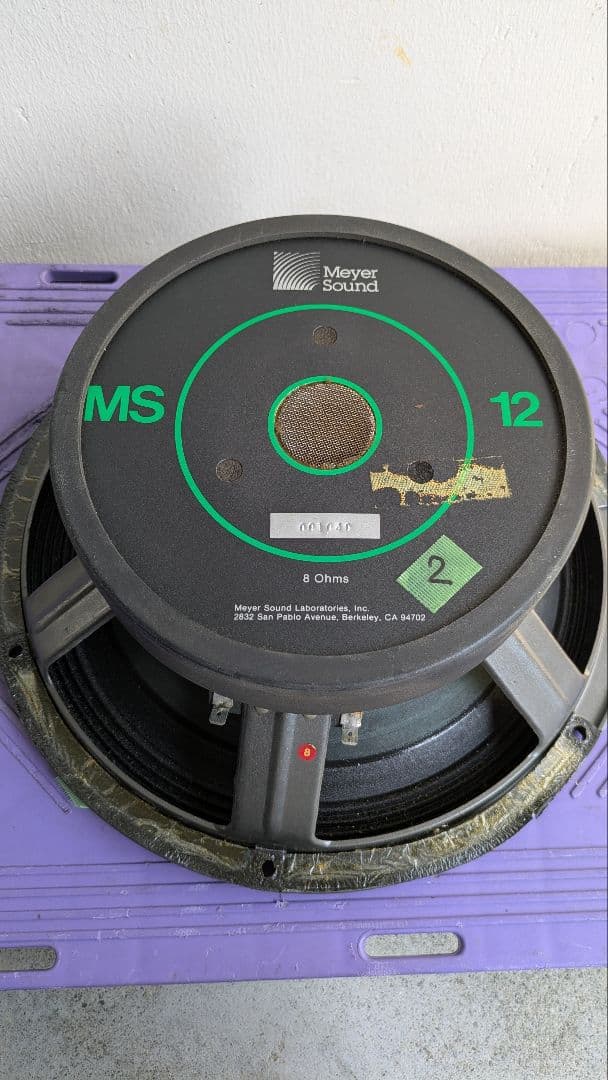 その２　メイヤー30cmウーハー中古　UPA−1A　自作にも