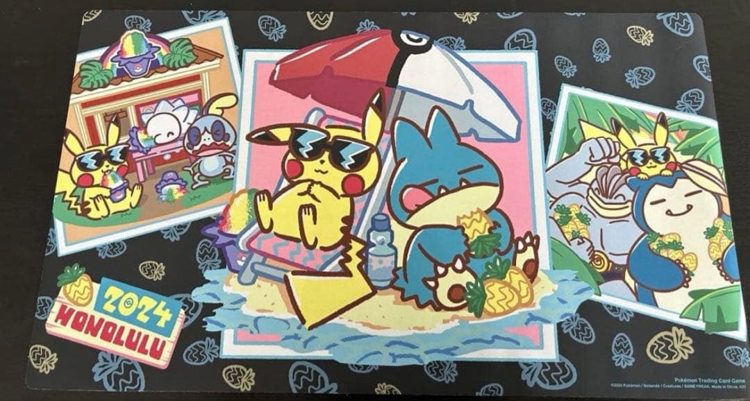 ポケモンカード WCS2024 ホノルル プレイマット ピカチュウ ゴンベ 1