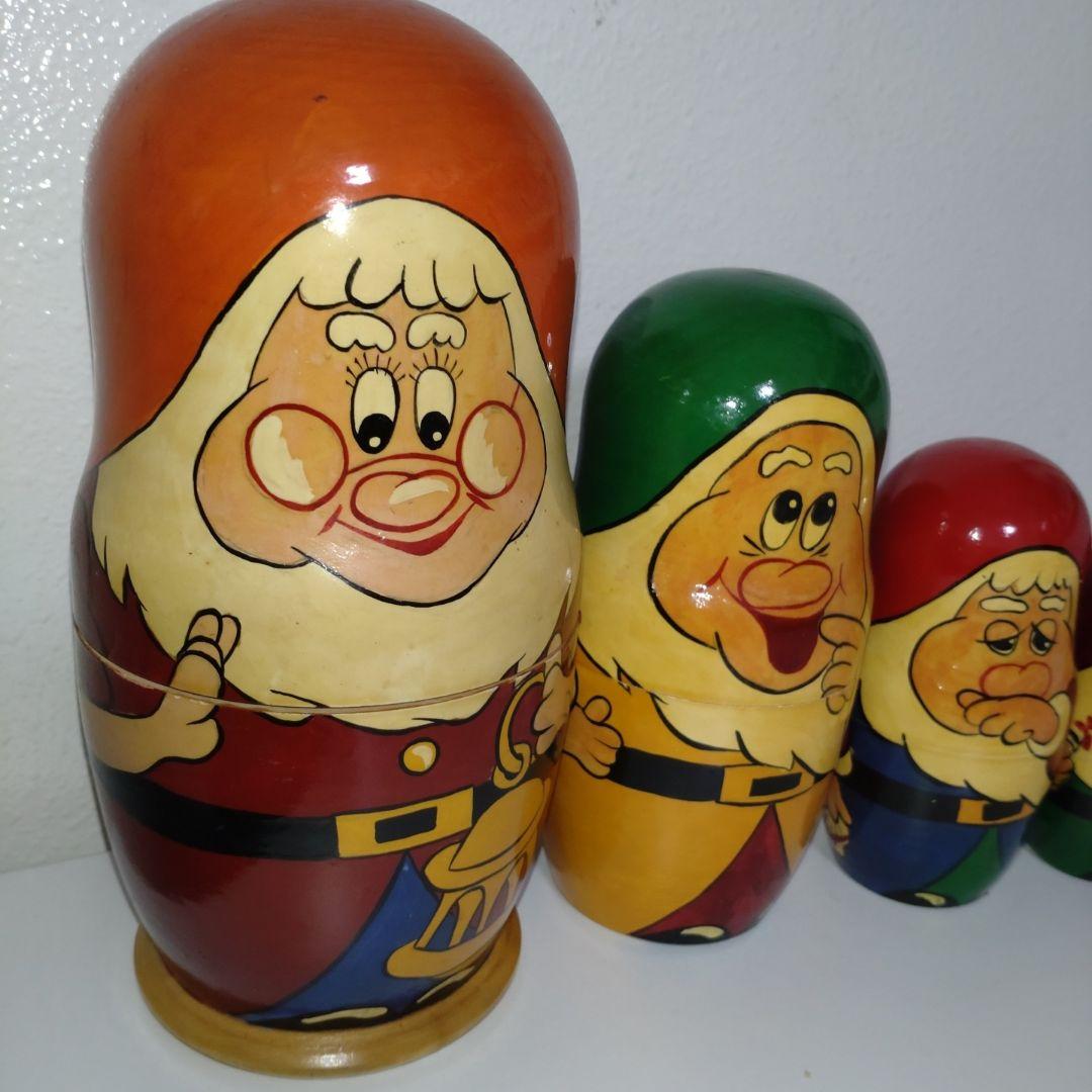 マトリョーシカ 7人のこびと 白雪姫 人形