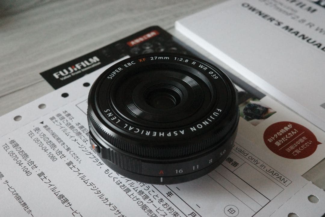 レンズ(単焦点) FUJIFILM FUJINON XF 27mm F2.8 R WR