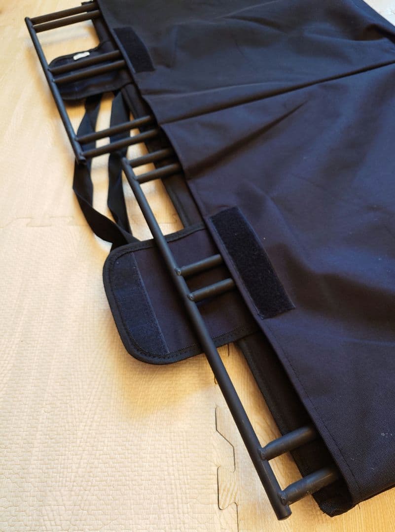 DOD テキーララック 3段セット メッシュ天板付 ブラック×ウッド＋専用バッグ