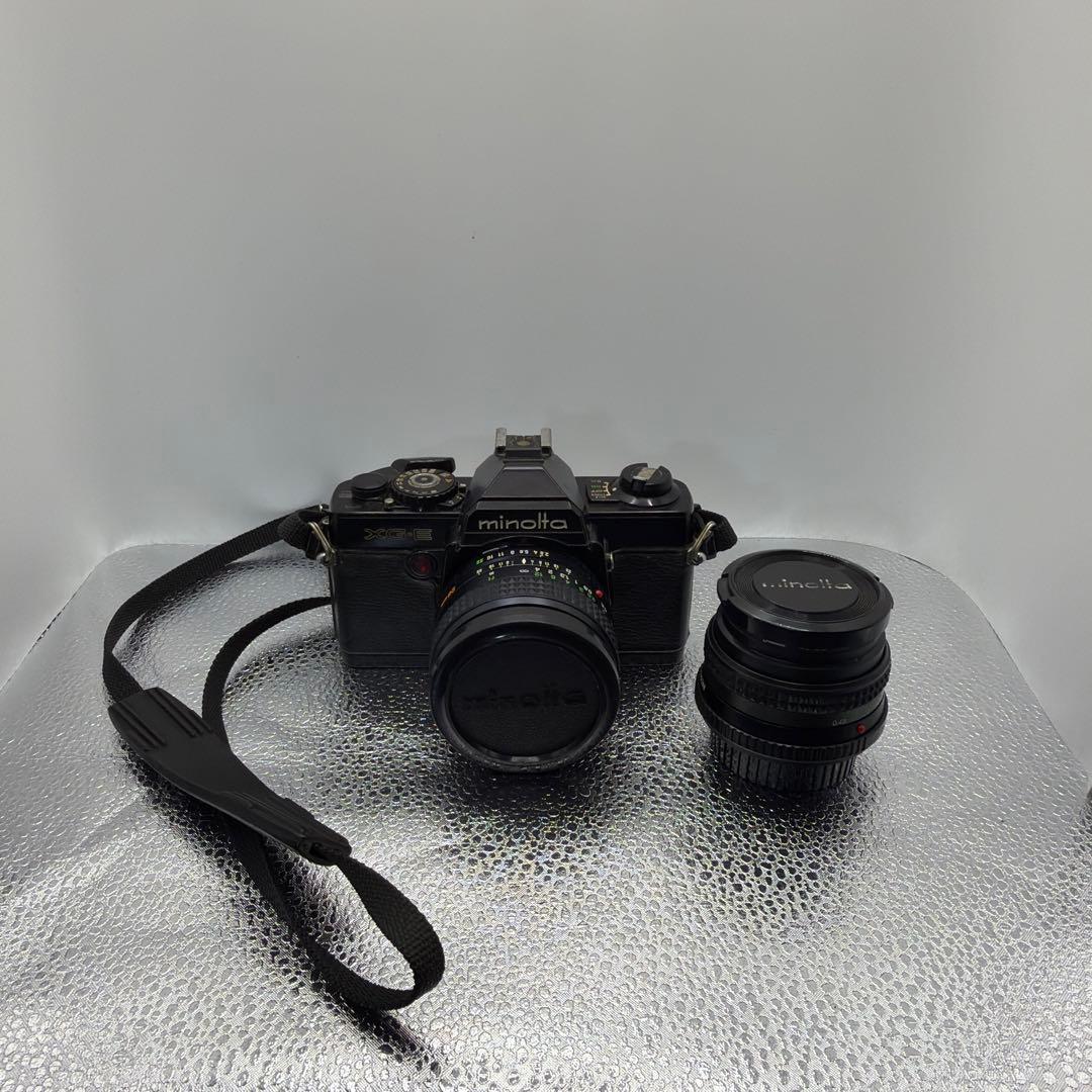 Minolta XG-E 一眼レフカメラ レンズ2本セット
