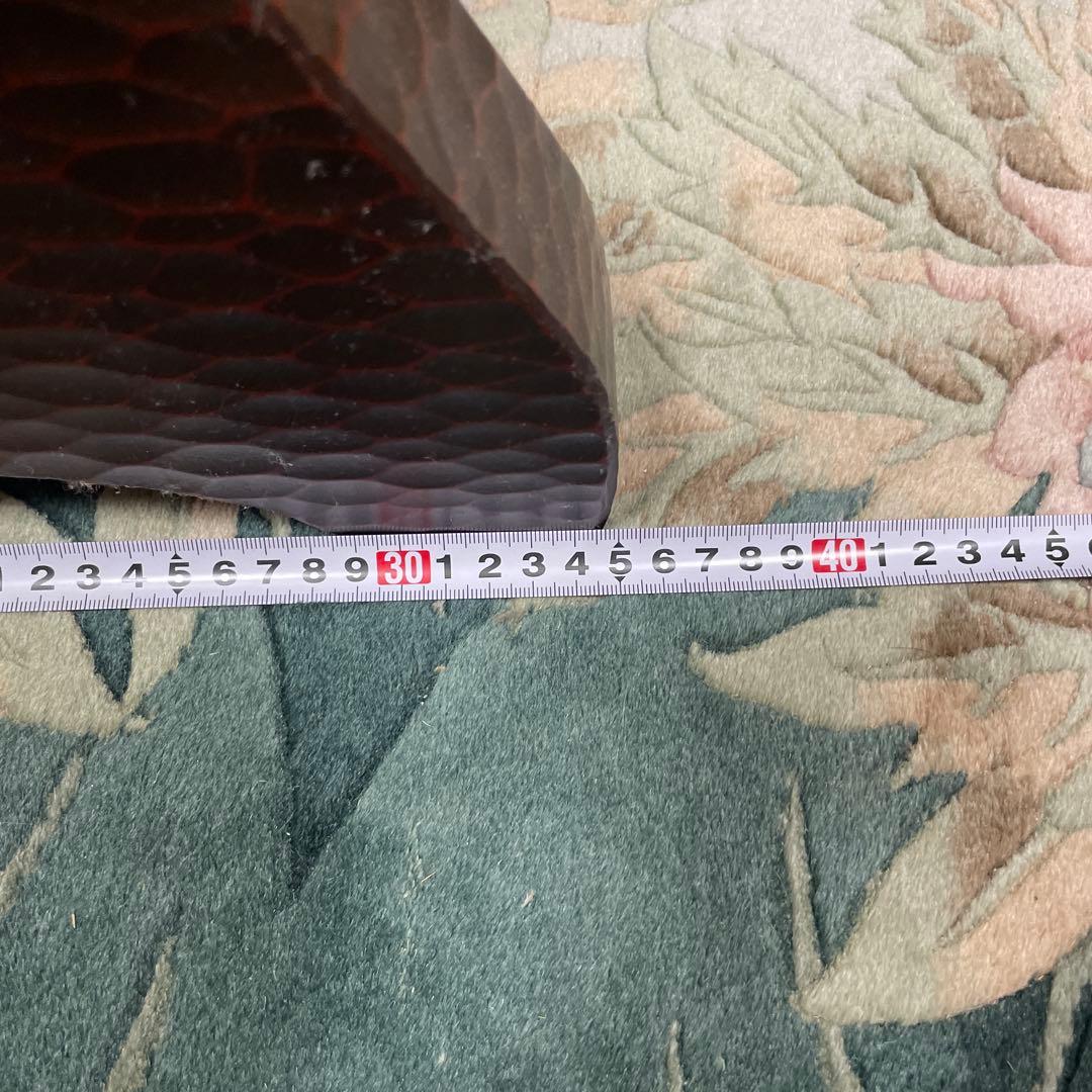 木製全身鏡 花柄彫刻 着物 和鏡 アンティーク 骨董品