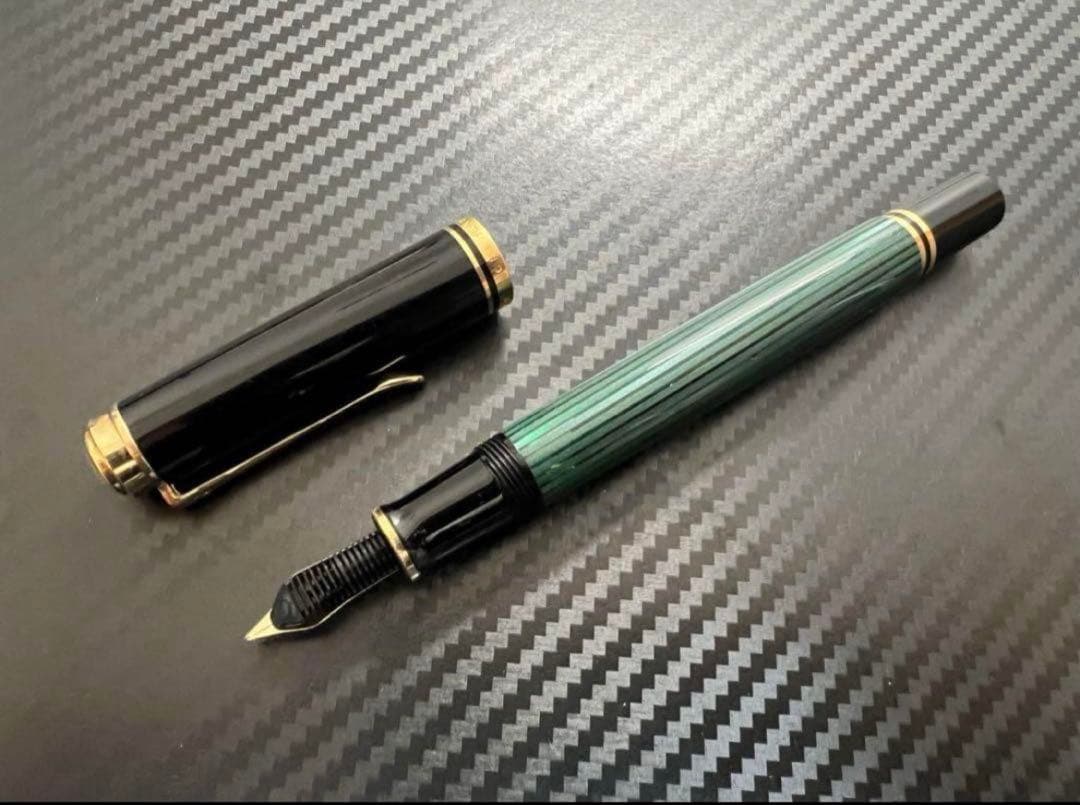 ペリカン スーべレーン M400 緑縞 グリーン 万年筆 M 中字