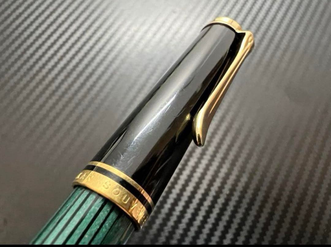 ペリカン スーべレーン M400 緑縞 グリーン 万年筆 M 中字