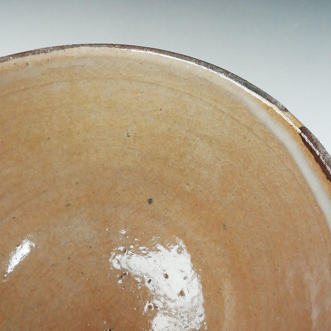 Ｔ９７　茶碗　『唐津　茶碗』『鏡山窯　井上東也』　共箱　抹茶碗　茶道具