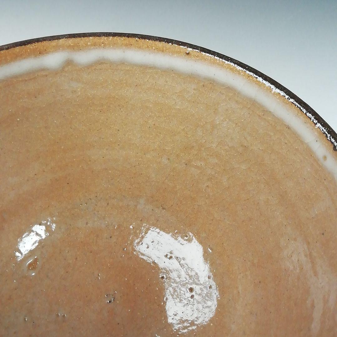 Ｔ９７　茶碗　『唐津　茶碗』『鏡山窯　井上東也』　共箱　抹茶碗　茶道具