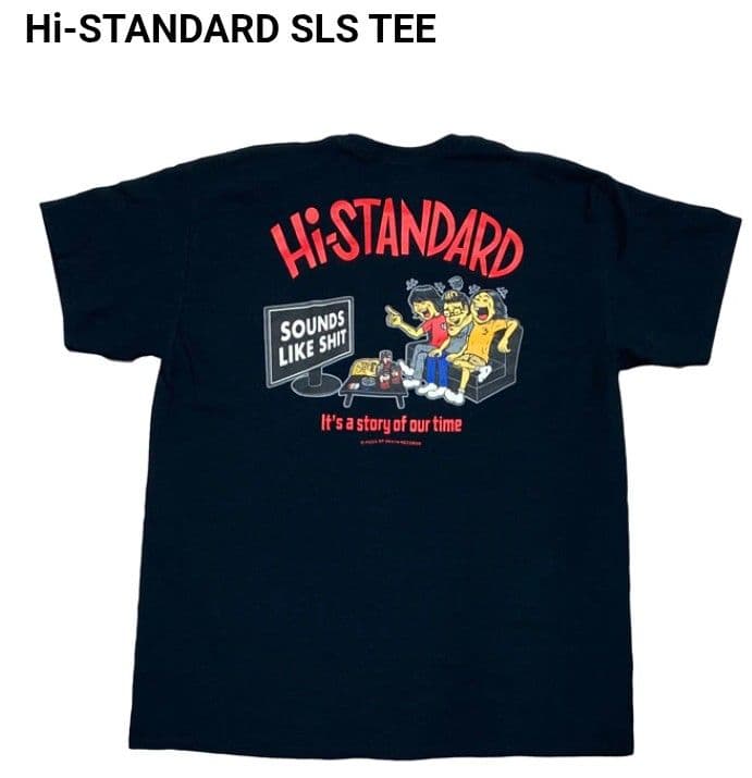 【新品 未開封】 Hi-STANDARD SLS TEE【XL】黒