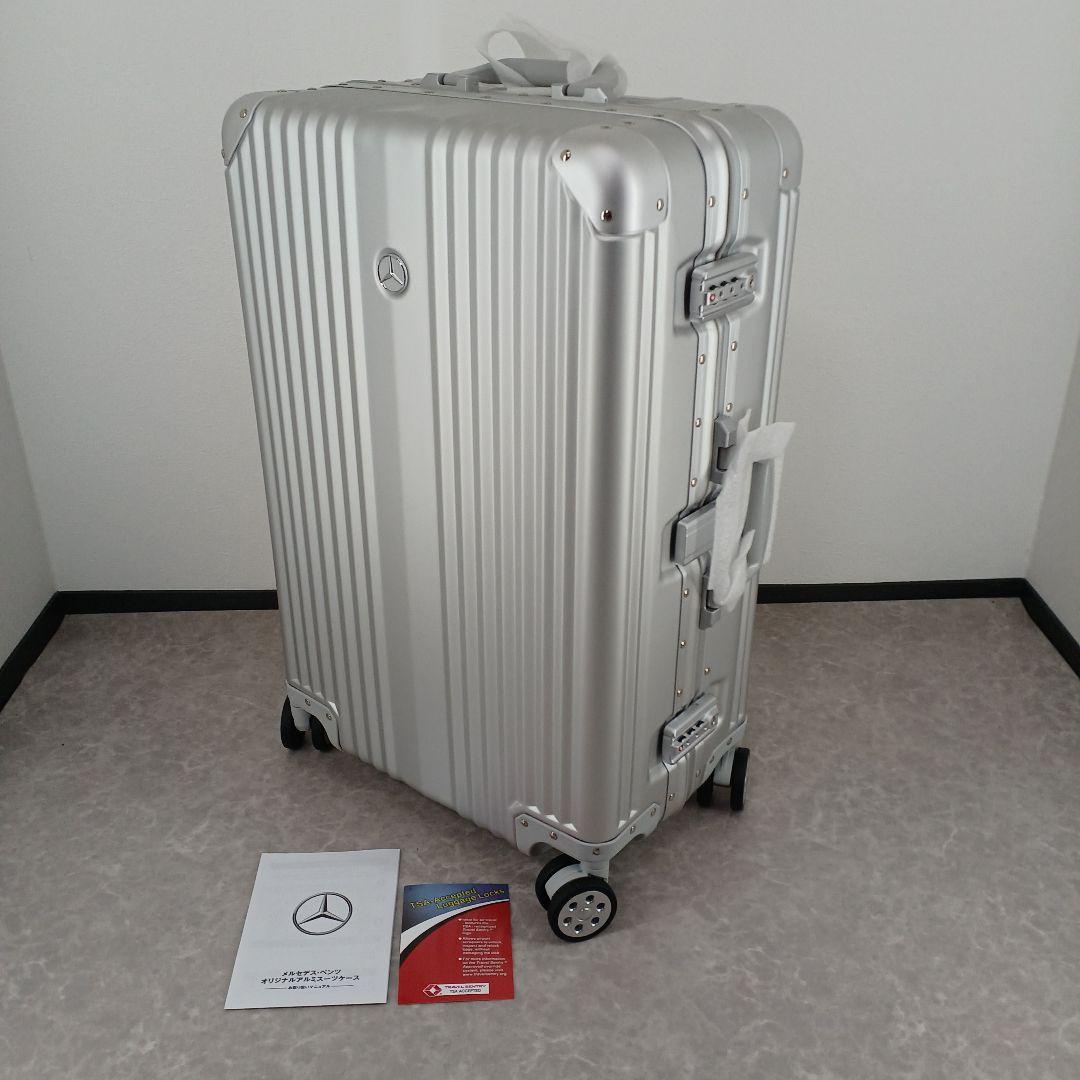 新品未使用‼️メルセデスベンツ【キャリーケース 65L】シルバー/送料込み
