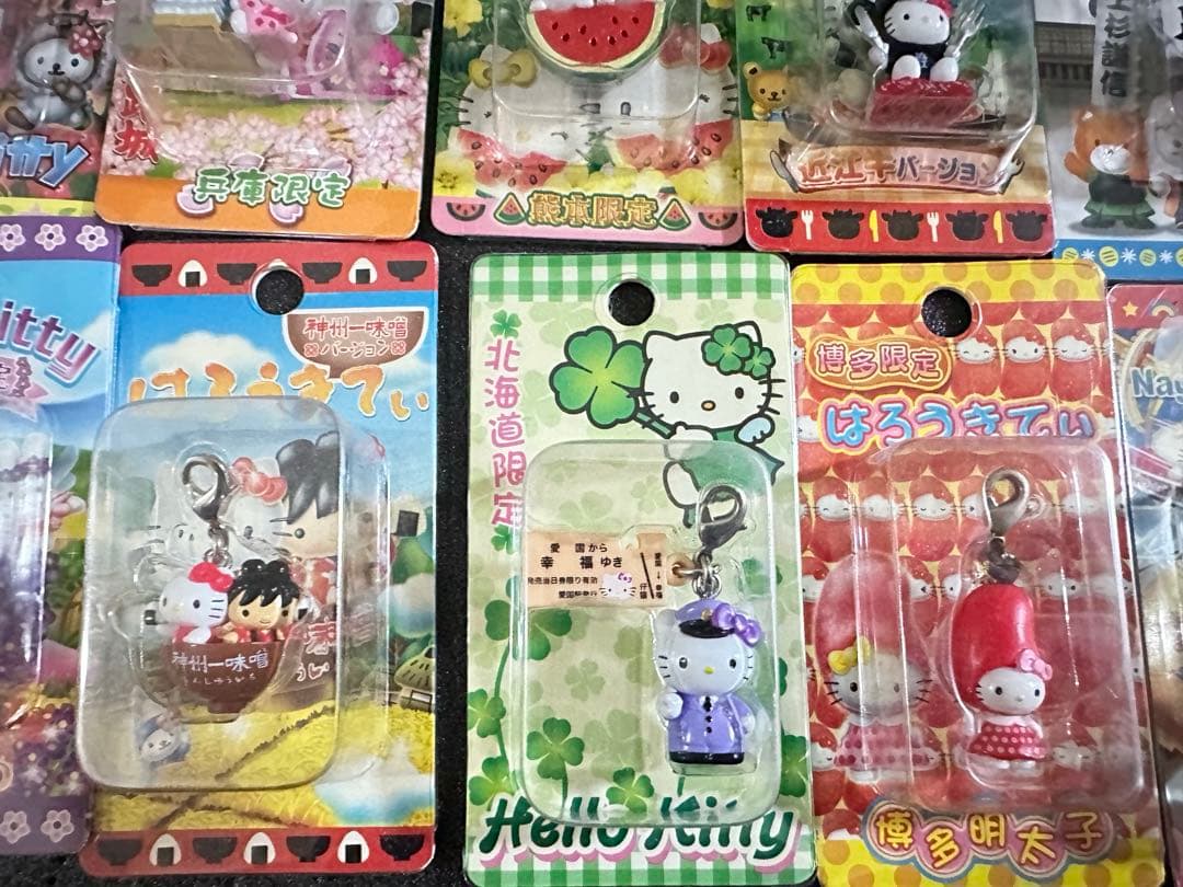 レアご当地 キティ 限定キティ28種 根付・ストラップ