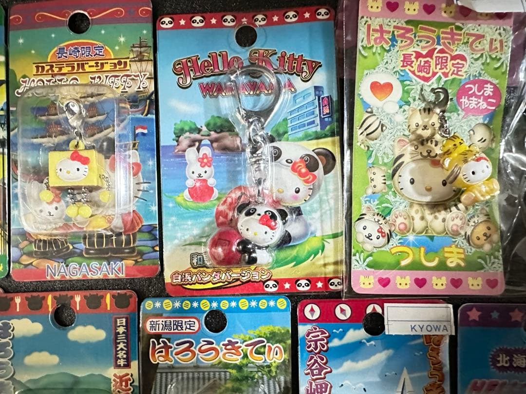 レアご当地 キティ 限定キティ28種 根付・ストラップ