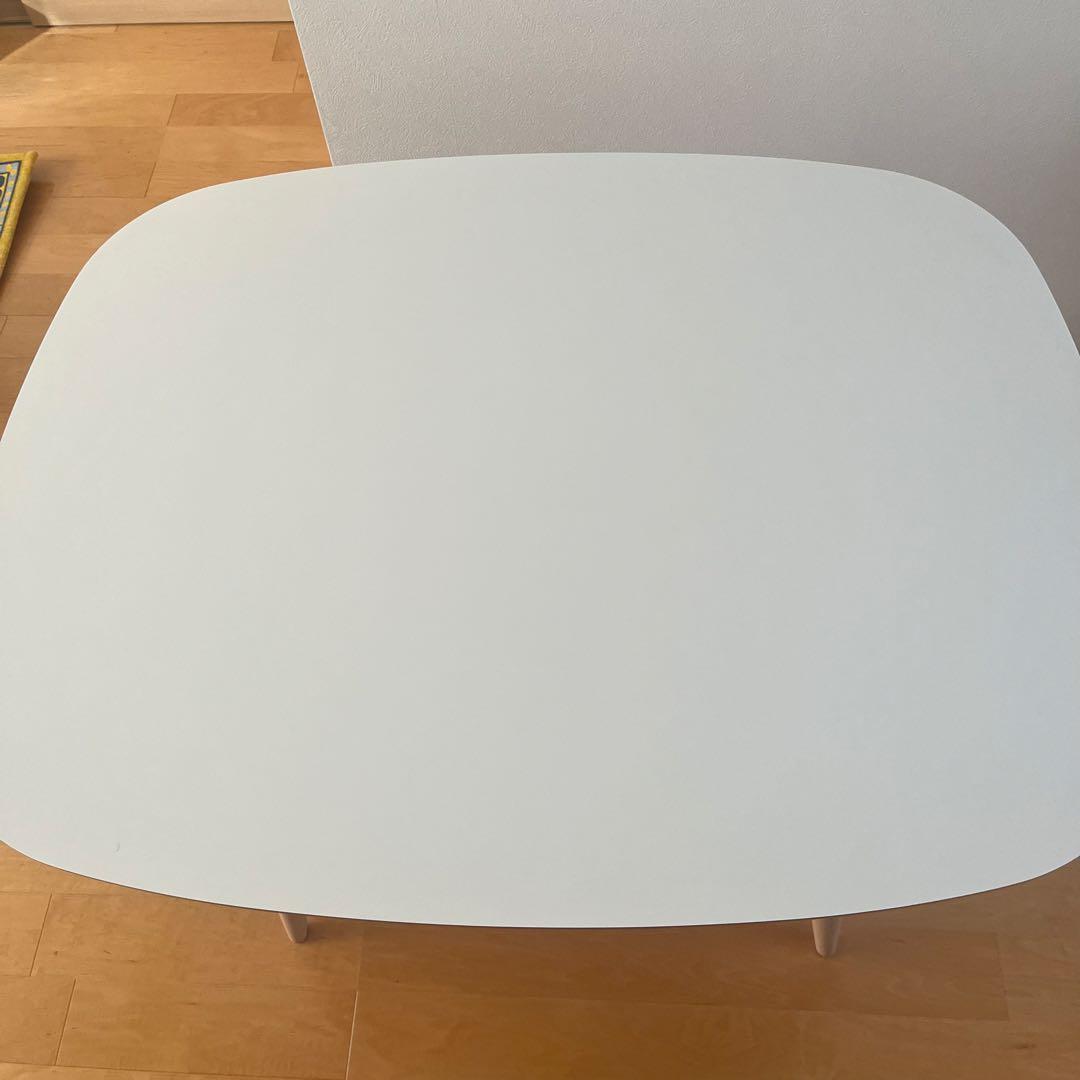 【カリモク60＋】Dテーブルホワイトピュアビーチ　ダイニングテーブル