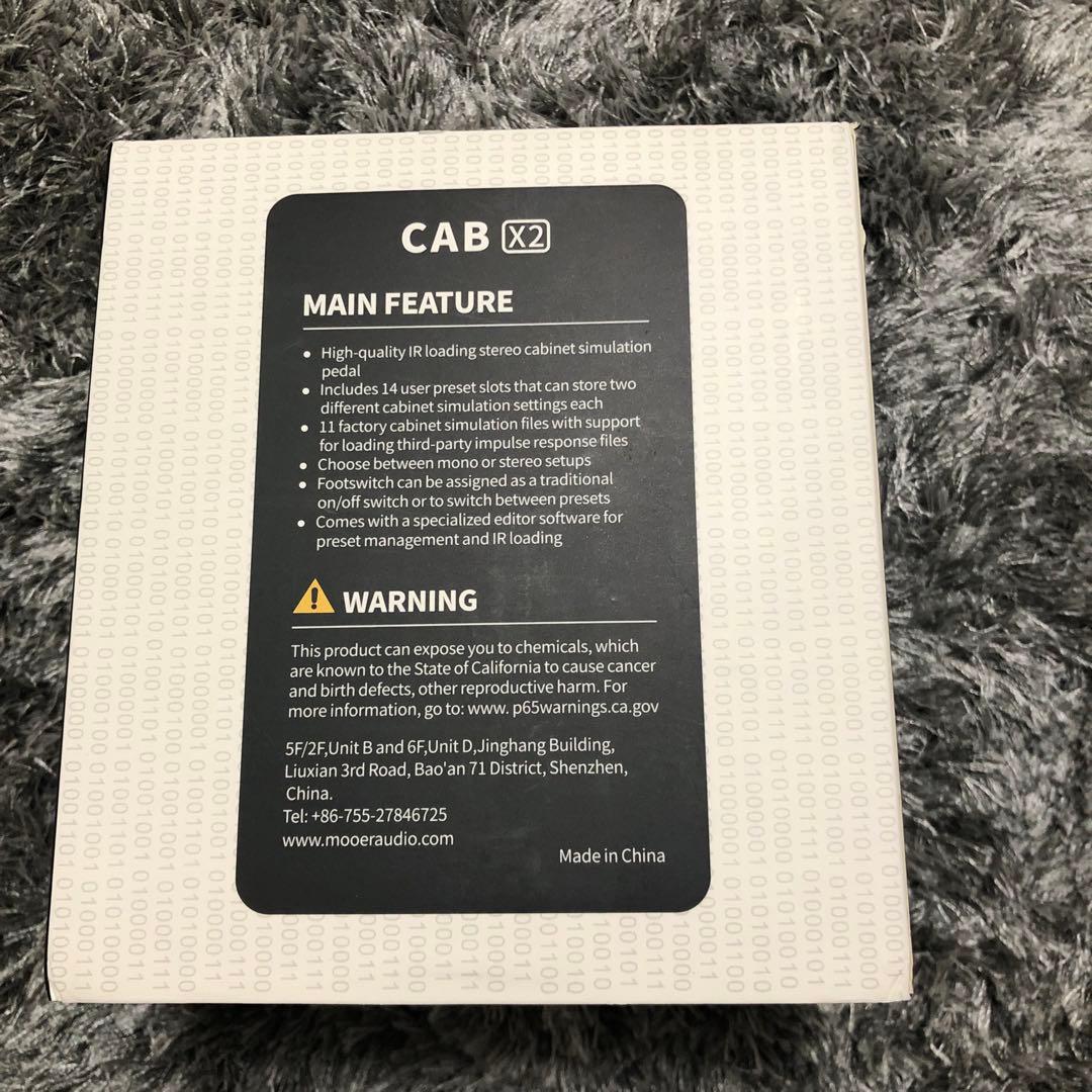 美品　MOOER CAB X2 ギターエフェクター