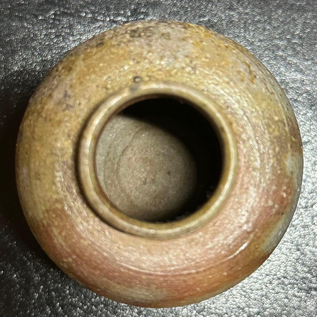 ★茶道具！備前焼 茶入！『木村 長十郎(友敬)』作！共箱/仕覆！★