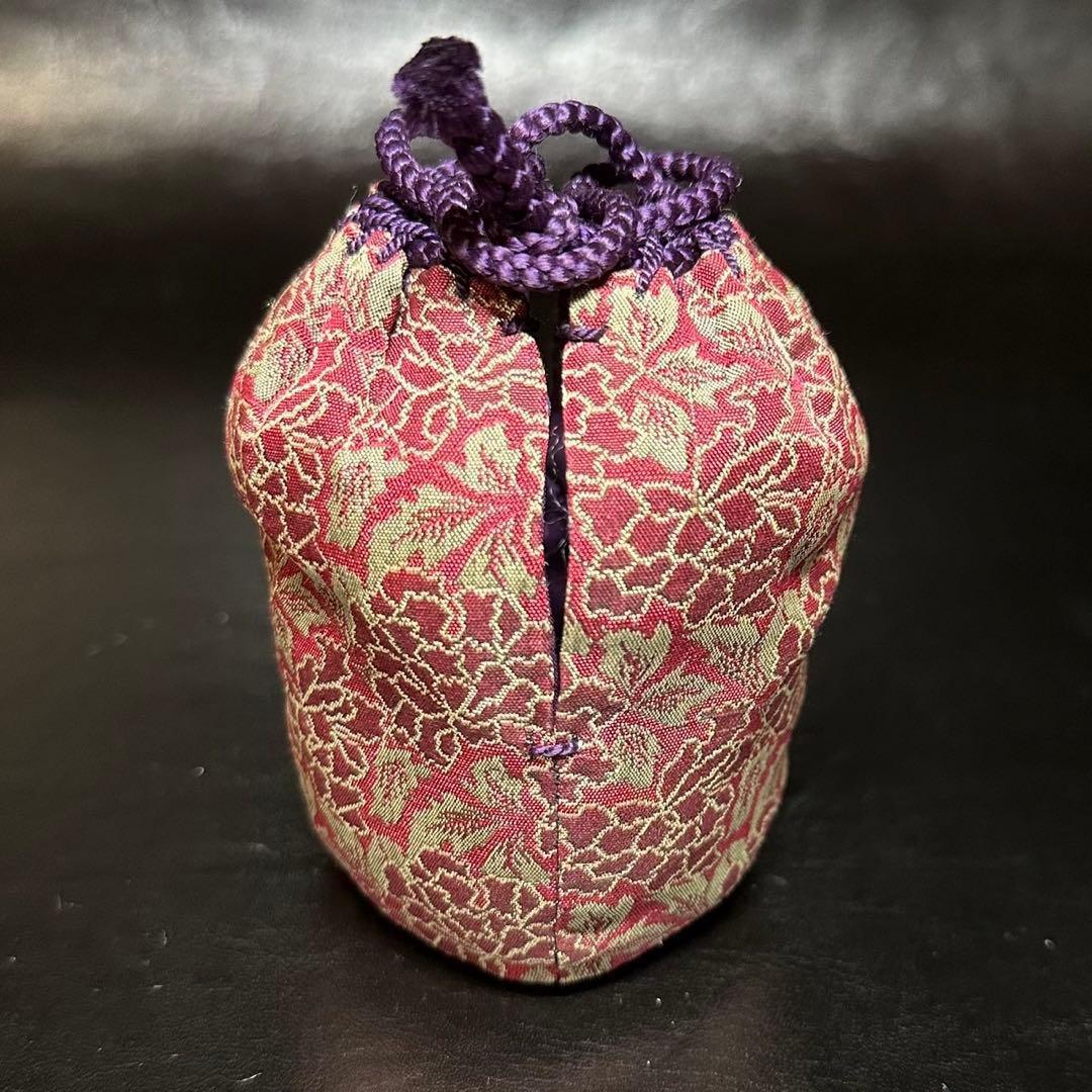 ★茶道具！備前焼 茶入！『木村 長十郎(友敬)』作！共箱/仕覆！★