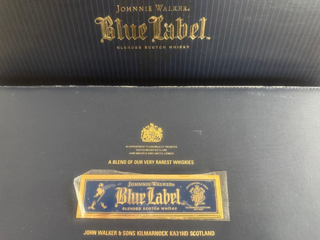 ジョニーウォーカー　ブルーラベル　豪華化粧ケース　1750ml