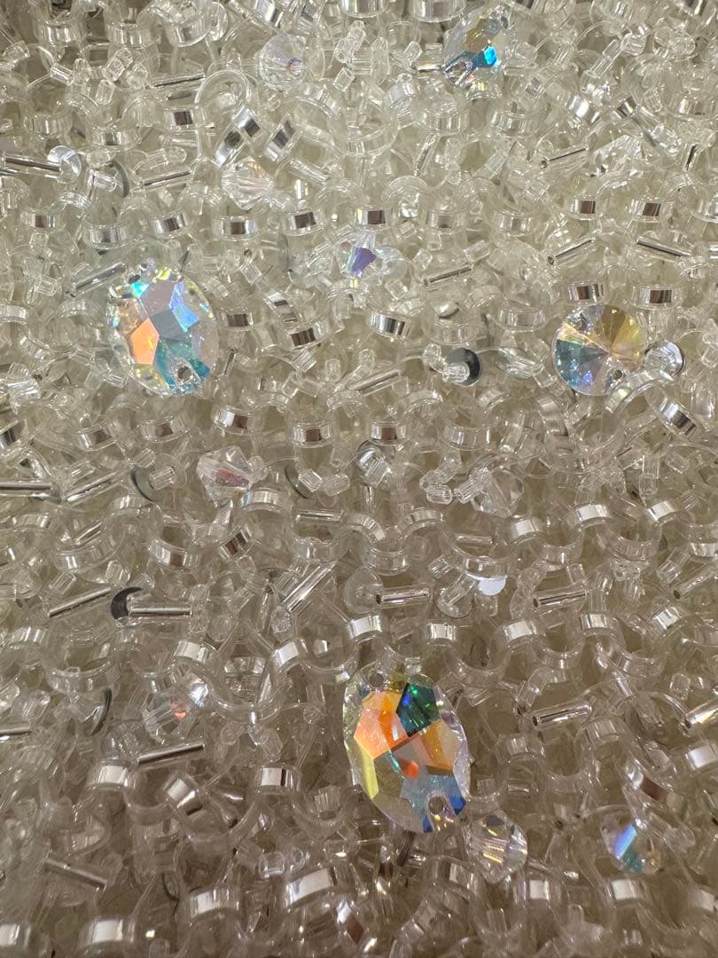 ANTEPRIMA 999コレクションクリスタルスクエアス モールピュアシルバー