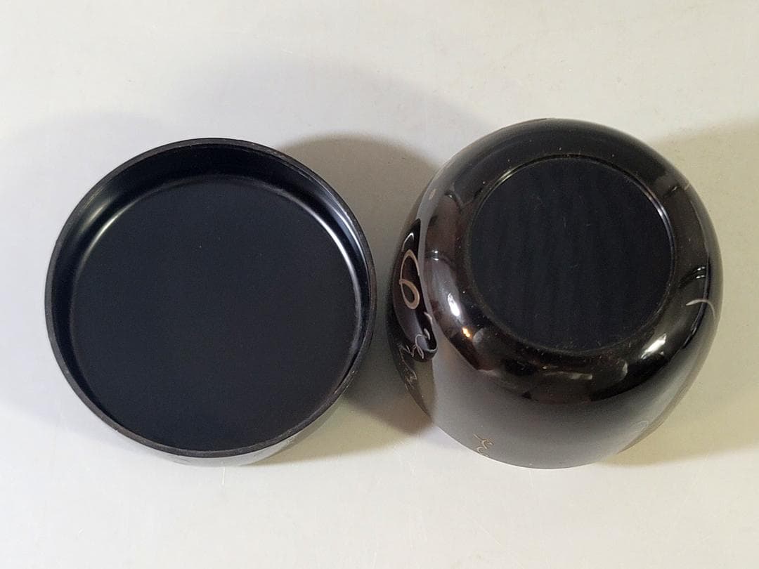 茶道具 君が代蒔絵 棗 DT749