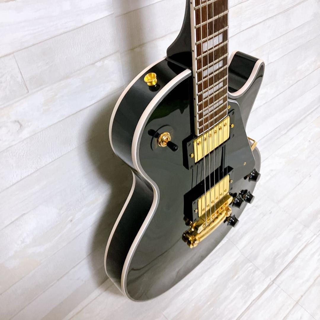Burny レスポールカスタム エレキギター ブラック 2023年製 美品