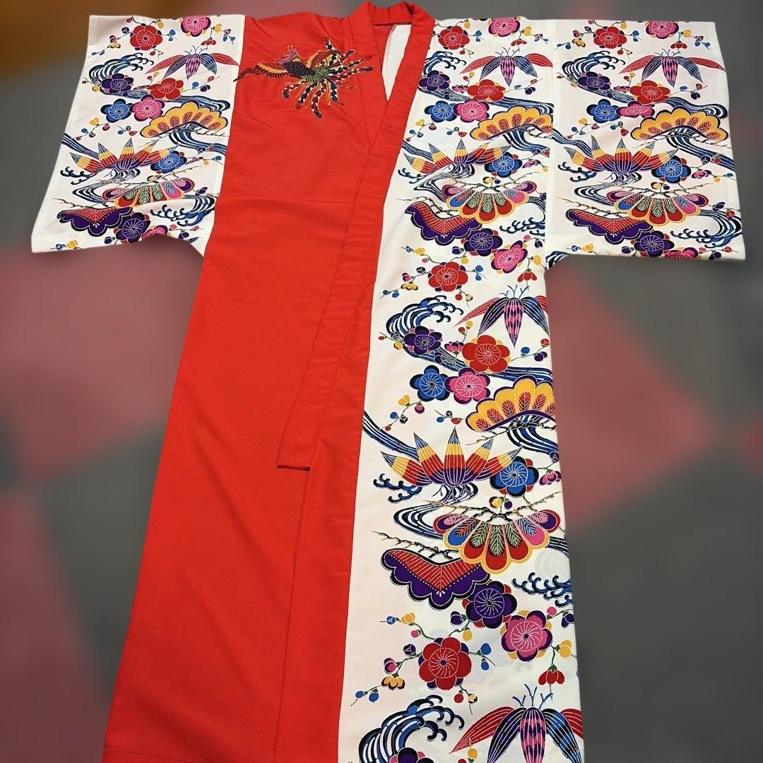 琉球紅型　打ち掛け