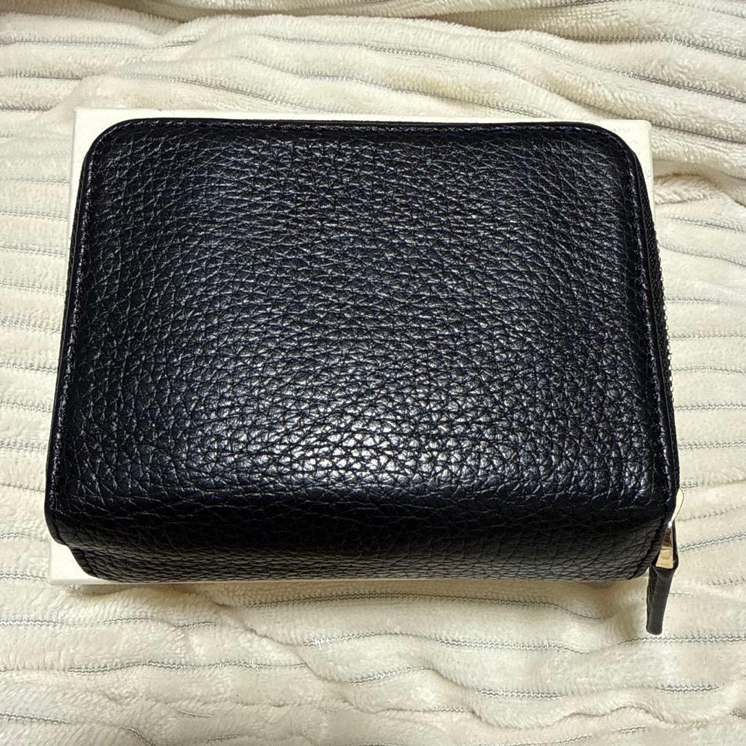 極美品　agnes b. アニエスベー VOYAGE レザー 二つ折り財布