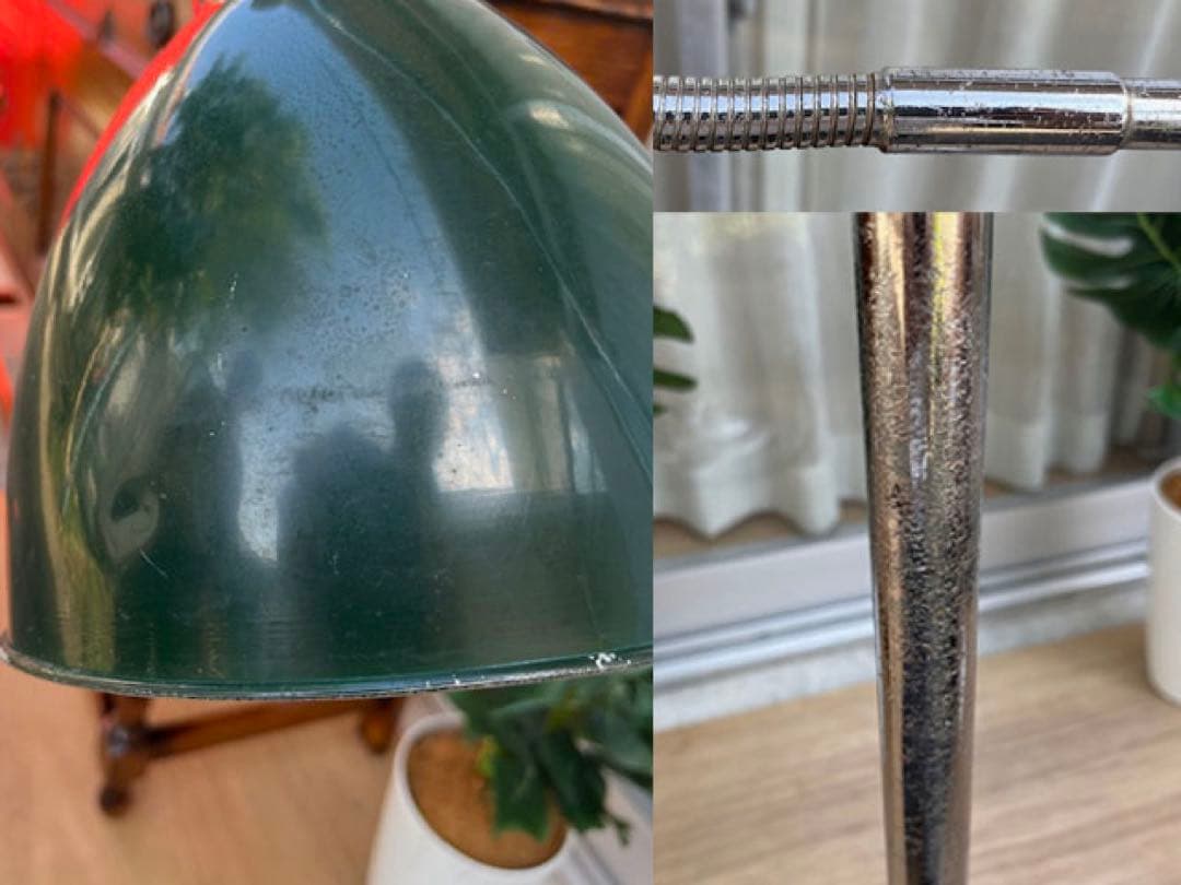 アンティーク　フロアランプ　インダストリアル　ヴィンテージ　シャビー　プロカント