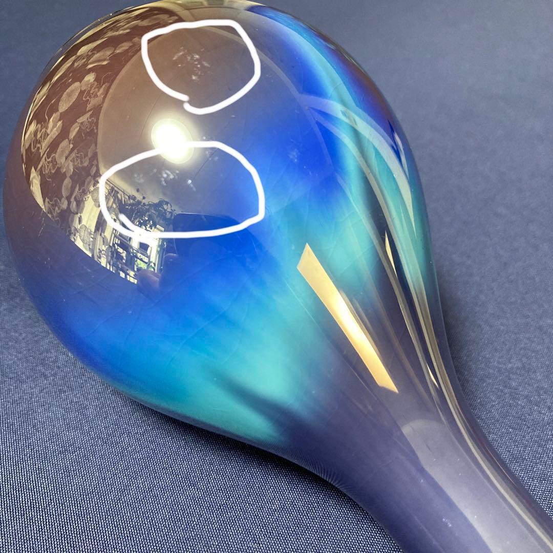 【傷あり箱無し特価】故人間国宝　三代 徳田八十吉 九谷焼　花入　花器　花瓶