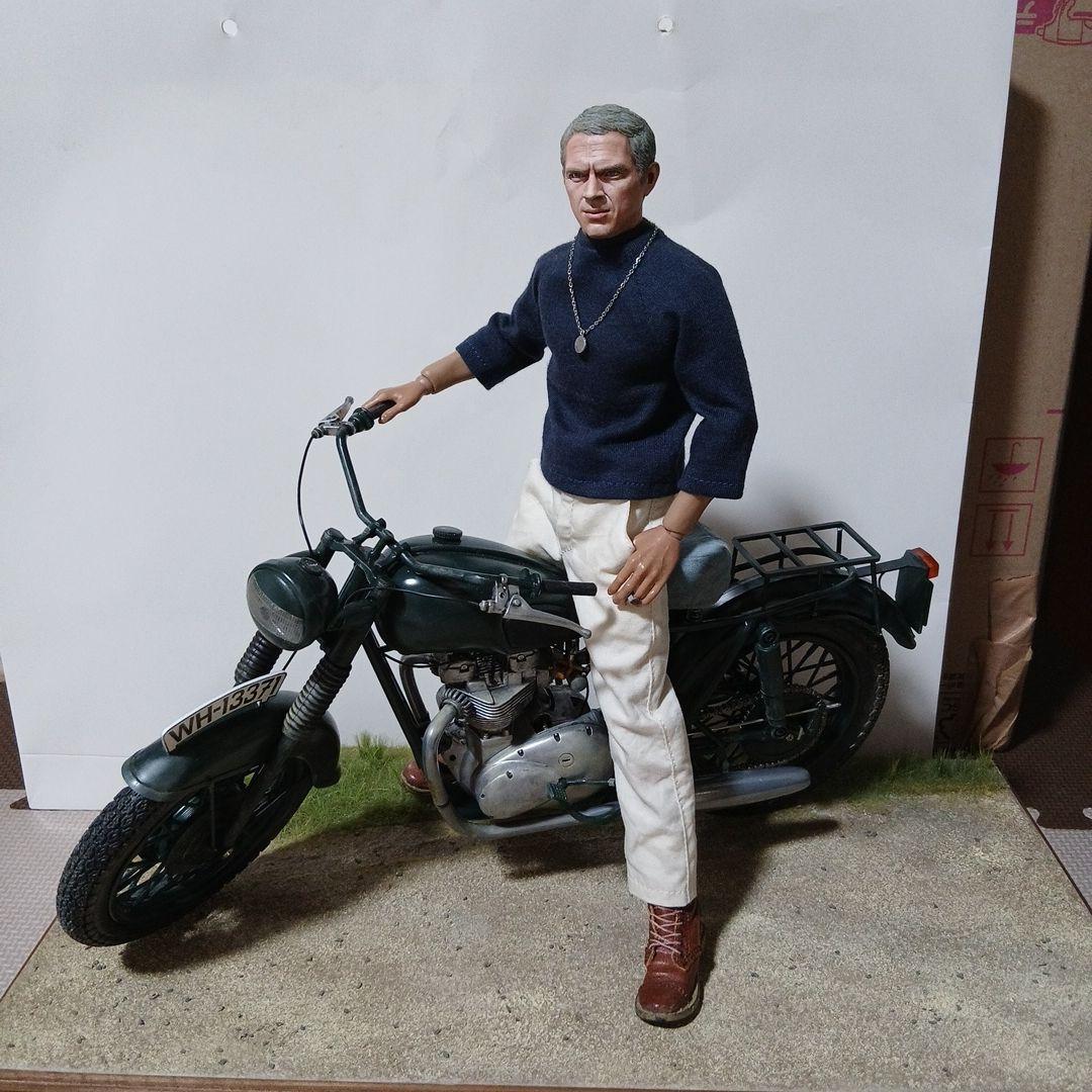 トム様限定　1/6大脱走トライアンフバイク フィギュアセット