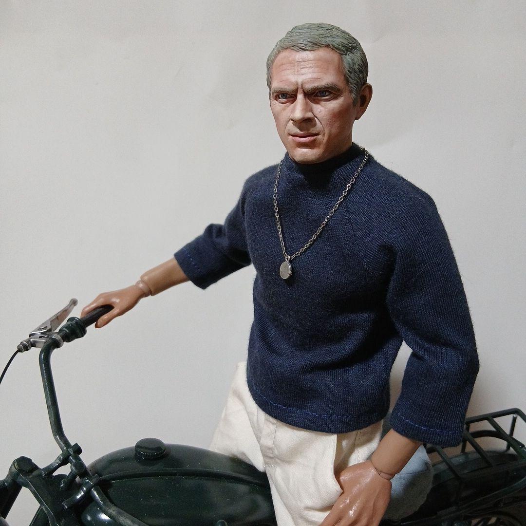 トム様限定　1/6大脱走トライアンフバイク フィギュアセット