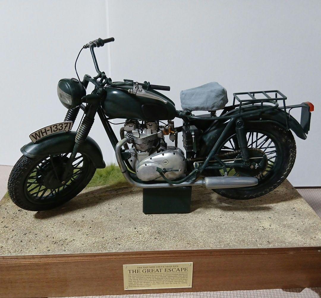 トム様限定　1/6大脱走トライアンフバイク フィギュアセット