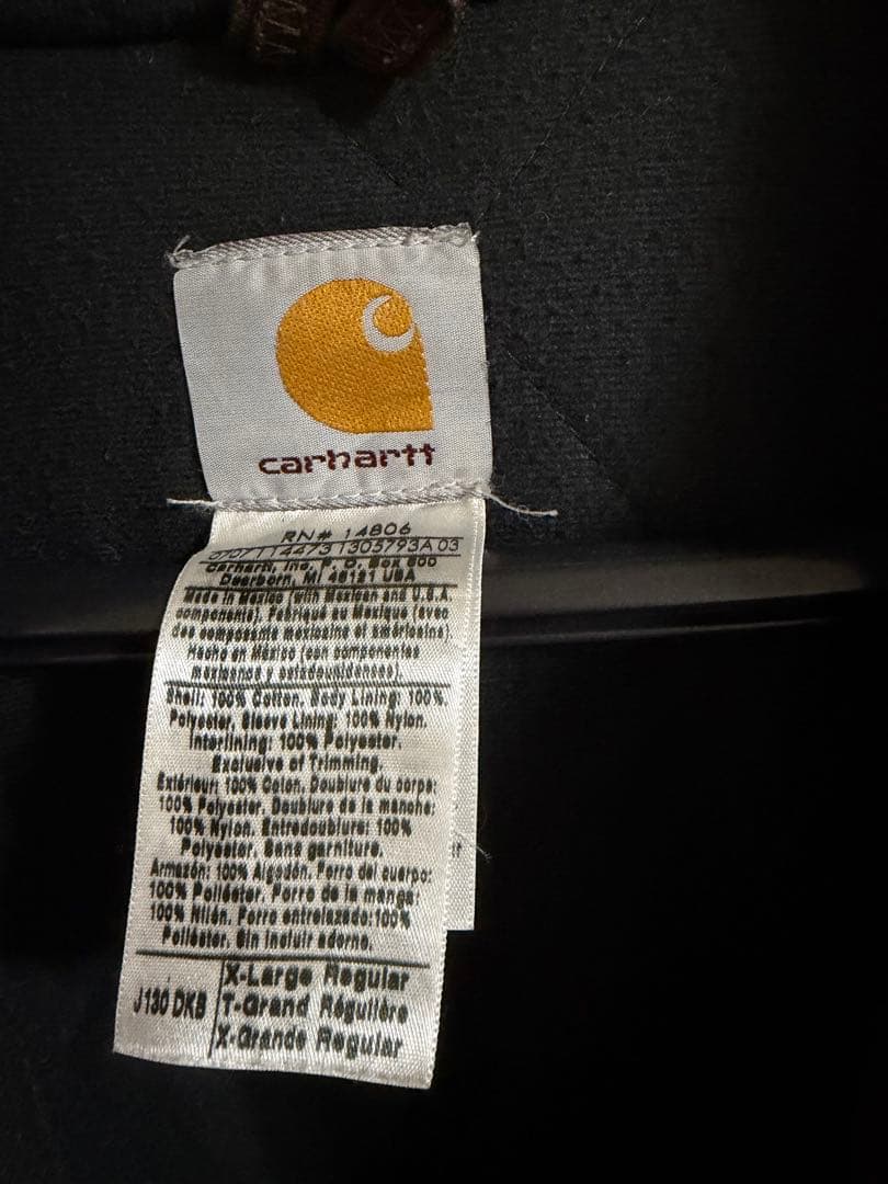 carhartt アクティブジャケット　XL ダークブラウン