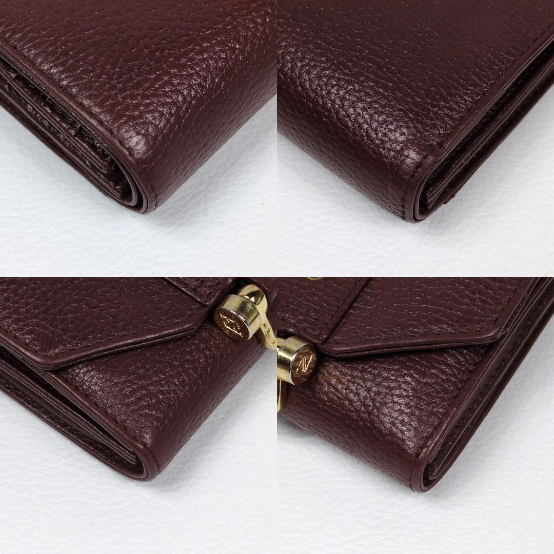 アタオ ロトロ ウォレット 二つ折り財布 バーガンディ コンパクトウォレット