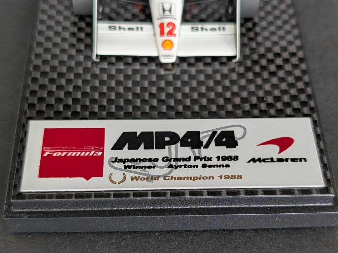 EIDOLON 1/43 マクラーレンホンダ MP4/4 A.セナ 日本GP優勝