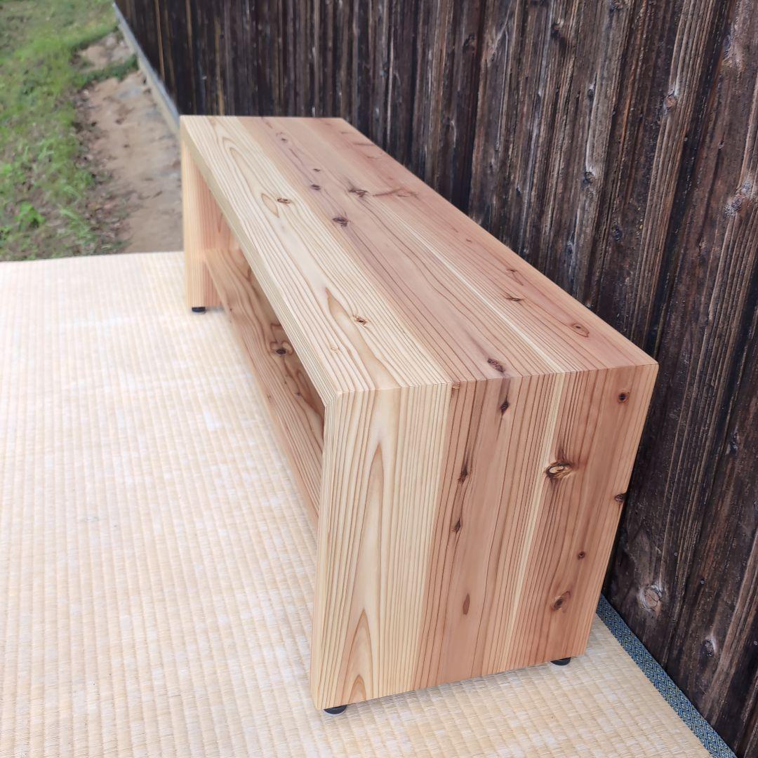 杉古材リメイク　分厚いラック　テーブル　ベンチ テレビ台　飾り台などに