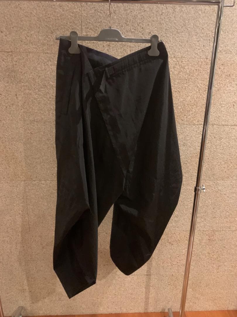 IM MEN 黒 ナイロンサルエルパンツ サイズ2 LA41FF122
