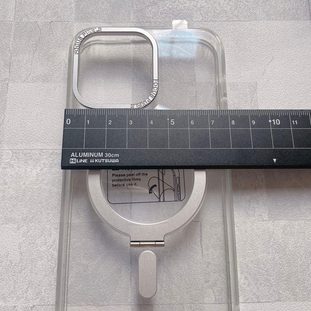 【iPhone 14 Pro Max用】スタンド一体型　ケース　クリア