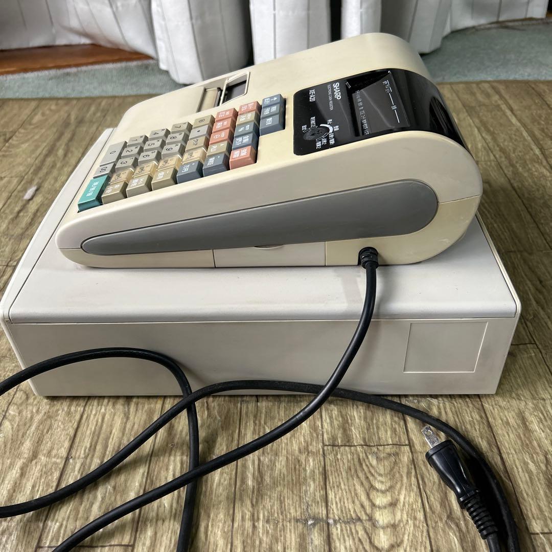 M*u様 SHARP XE-A20 電子レジスター クリーム色