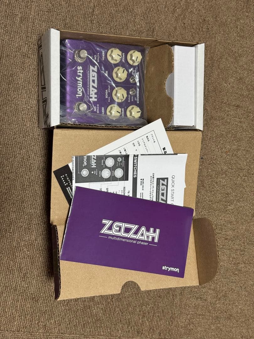 strymon ZELZAH マルチディメンショナルフェイザー